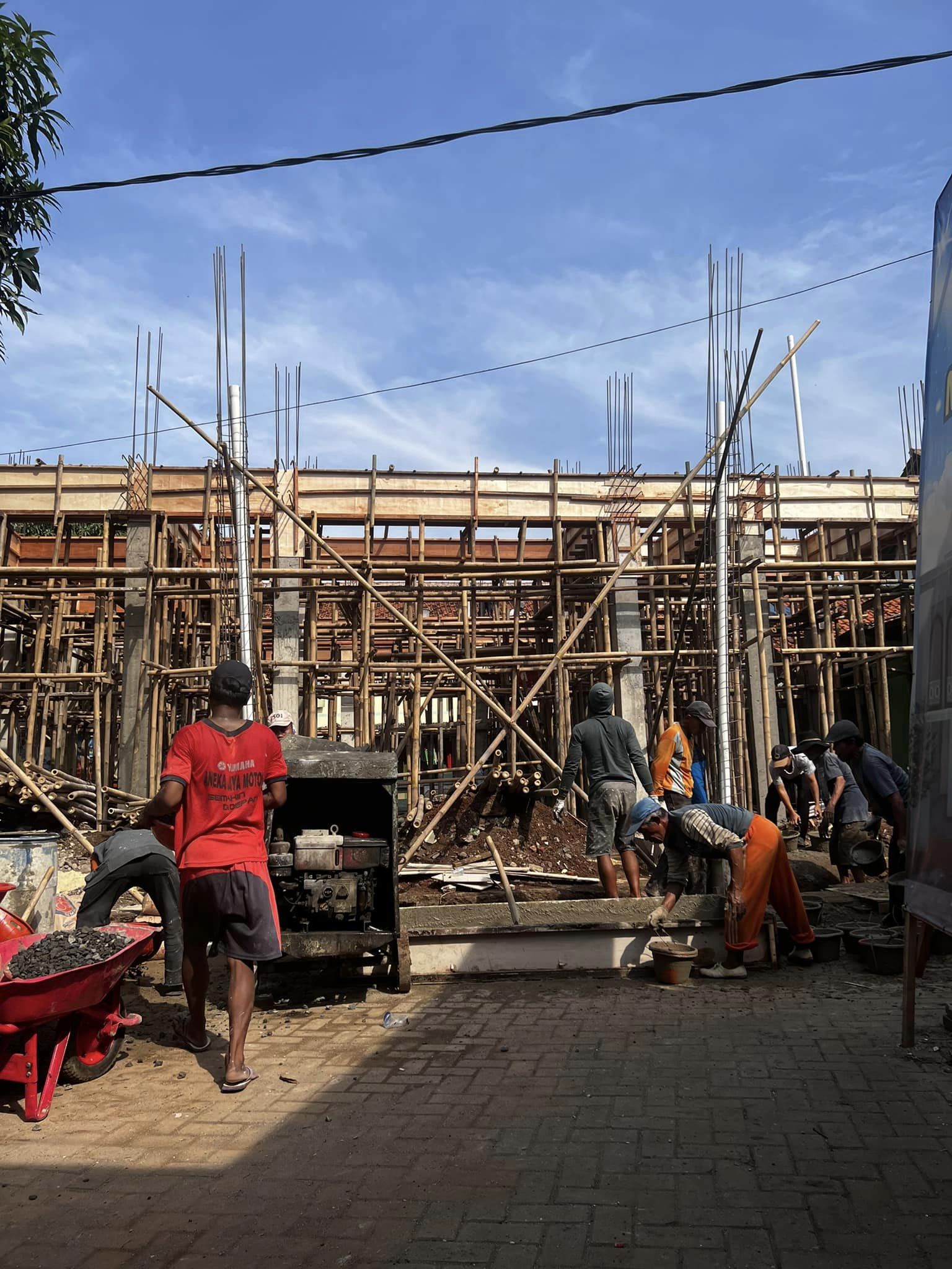 Pembangunan Masjid Al Wafa Al Mansyuriyah
